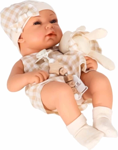 Muñeca bebé realista con accesorios