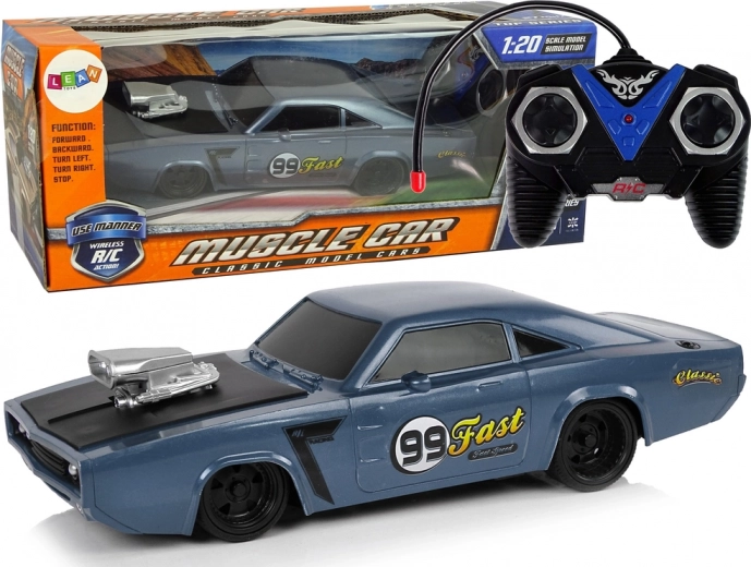 Coche deportivo RC 1:20 con mando a distancia – gris