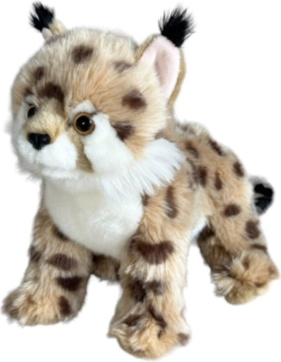 Lince de peluche de pie 25 cm - 1 pieza