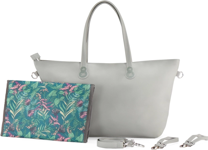 Bolsa cambiadora KINDERKRAFT Treasurebag Light Grey Nature Vibes