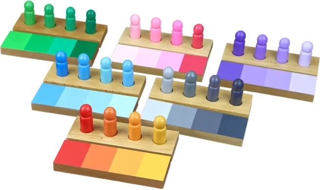 Tonos suaves para entrenar la percepción del color