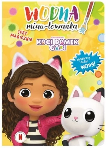 Libro mágico para colorear con agua La casa mágica de Gabby
