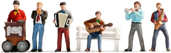 Set de figuras Noch Músicos callejeros