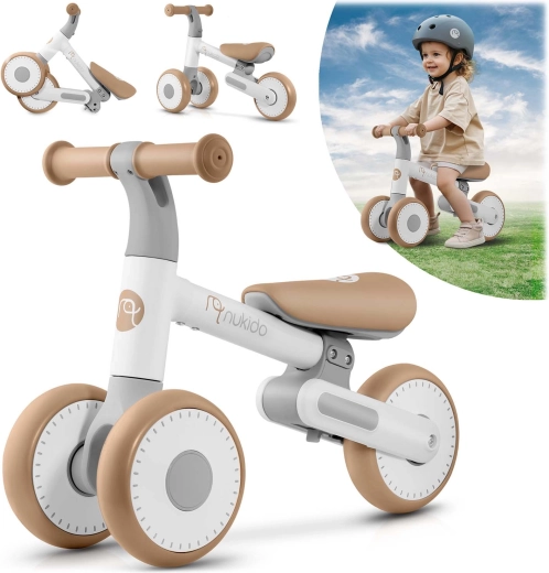 Bicicleta de equilibrio infantil Nukido con tres ruedas