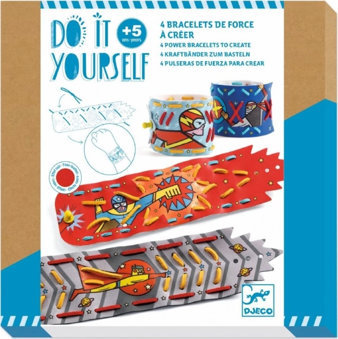 DJECO set creativo – pulseras para superhéroes