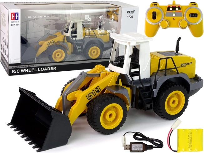 Cargadora RC 1:20 con brazo elevador