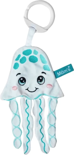 Juguete colgante de tela crujiente Medusa para bebés 0+ Mom's Care