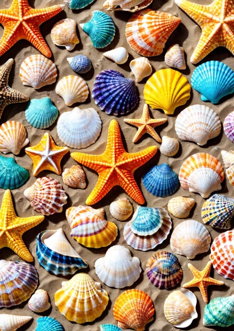 Puzzle ENJOY Tesoros en la playa 1000 piezas