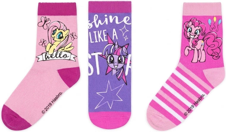 Calcetines infantiles My Little Pony – set de 3 pares