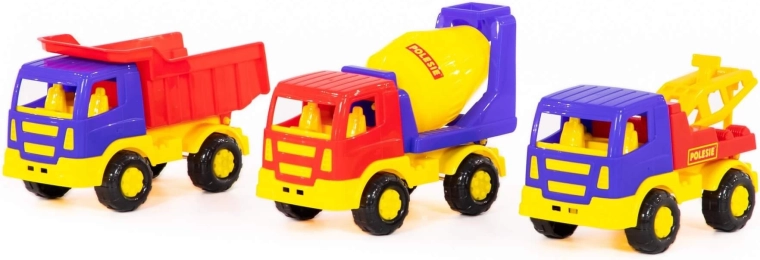 Juego de vehículos de construcción infantiles – 3 uds