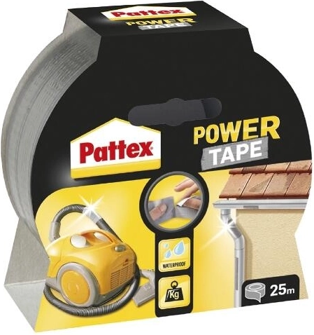Cinta textil universal 50 mm × 10 m negra Pattex Power Tape