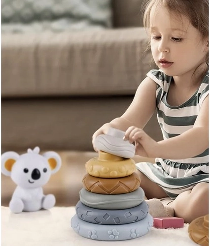 Aros sensoriales y koala para la parte superior de la torre