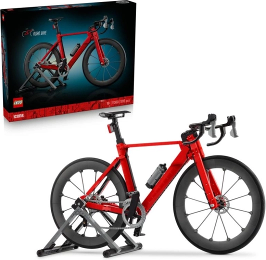 Bicicleta de carretera – modelo realista con soporte