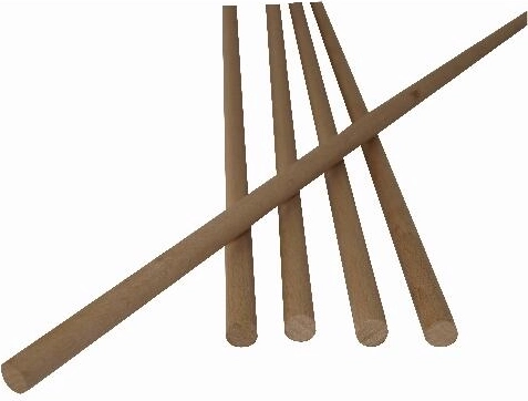 Espiga de madera lisa 6 mm FSC