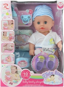 Bebé con sonidos y función de orinar con accesorios 30 cm