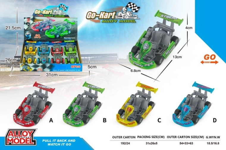 Motocart de retroceso 13 cm