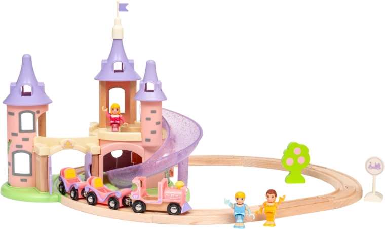 Set de tren con castillo BRIO Disney Princess