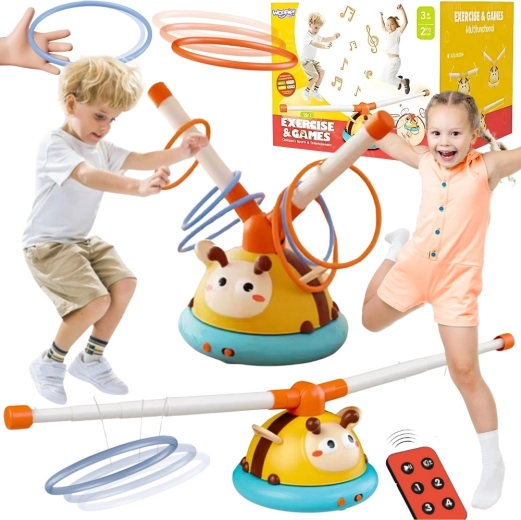 Juego automático de saltos 2 en 1 WOOPIE con objetivo de abeja