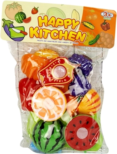 Frutas y verduras para cortar – set infantil