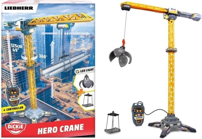 Grúa Liebherr teledirigida de 125 cm