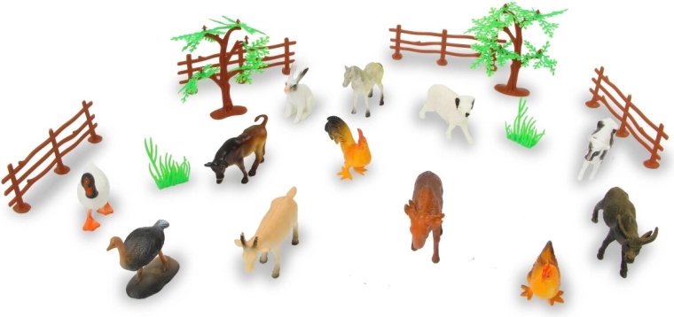 Jamara farm animals – set de animales de granja de 20 piezas
