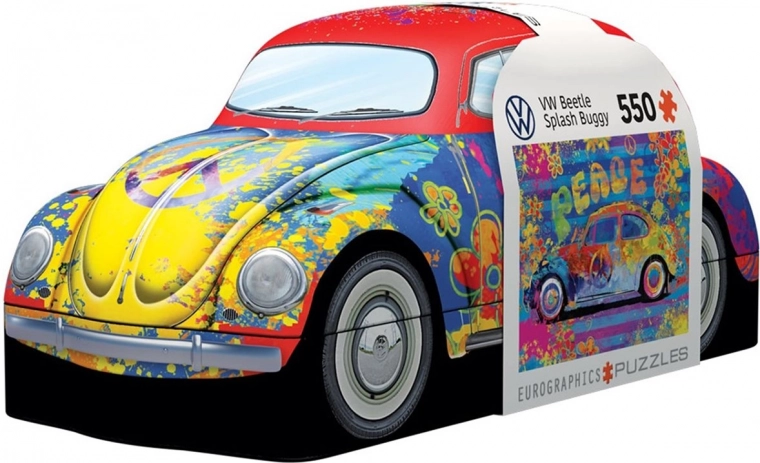 Puzzle EUROGRAPHICS en caja metálica Volkswagen Escarabajo 550 piezas