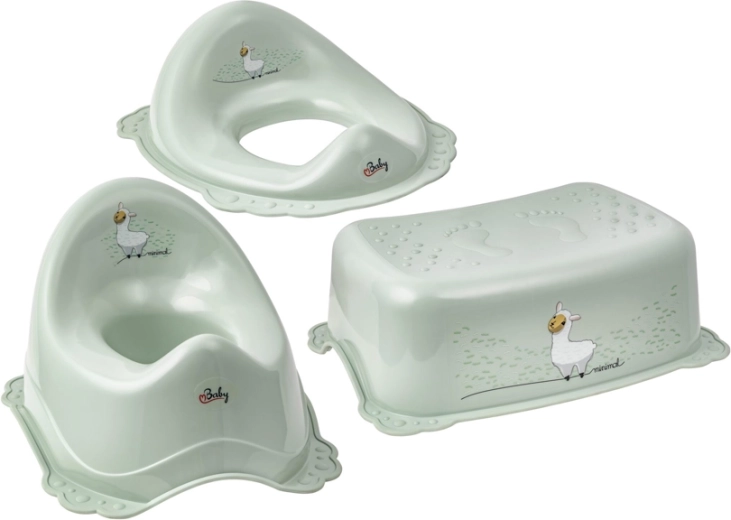 Set antideslizante Maltex para entrenamiento del baño Minimal Lama