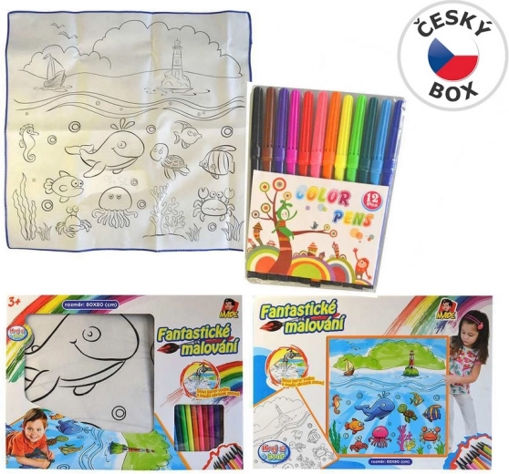 MaDe dibujo mágico con rotuladores de colores