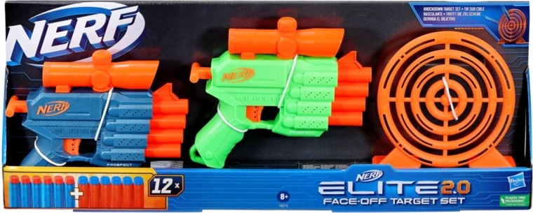 Nerf Elite 2.0 Face-Off set con diana y 2 blásters