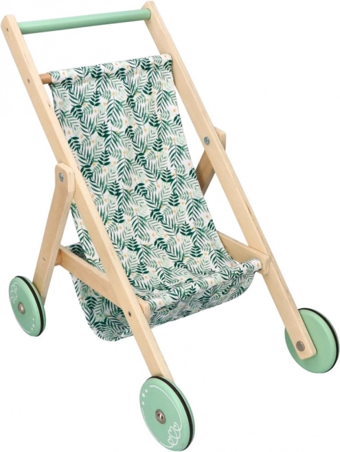 Carrito ligero de madera para muñecas