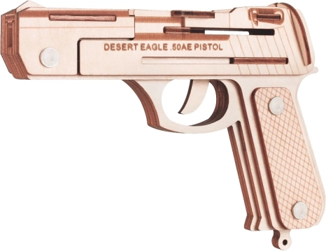 Puzzle 3D de madera Pistola Desert Eagle