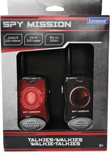 Walkie-talkies infantiles Lexibook SPY MISSION con alcance de 200 m