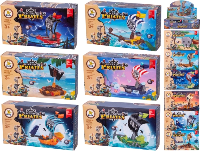 Juego de construcción pirata – mini sets de 28–51 piezas