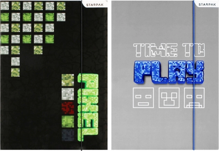 Funda para cuadernos A4 Minecraft Pixel - 1 pieza