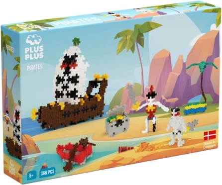 Set creativo Plus-Plus Piratas – 360 piezas