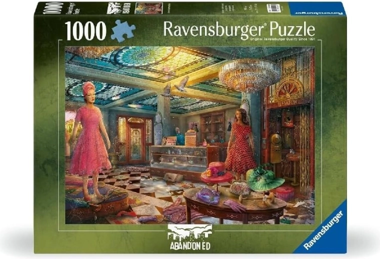 Puzzle Ravensburger Abandoned: Centro comercial abandonado 1000 piezas