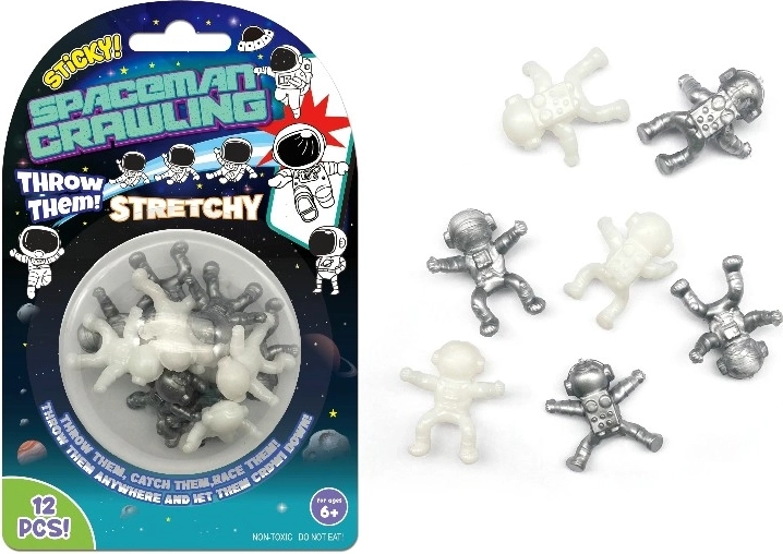 Astronautas adhesivos – set de 12 uds (3 cm)