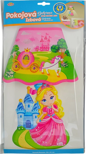 Lámpara infantil de pared 3D princesa