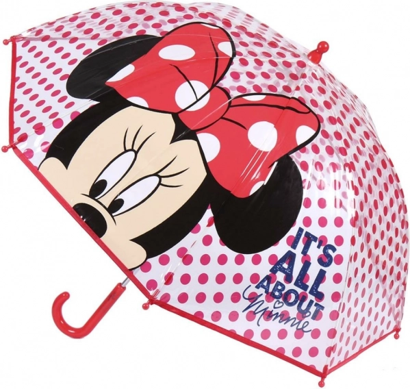 Paraguas infantil manual Cerdá Disney Minnie rojo
