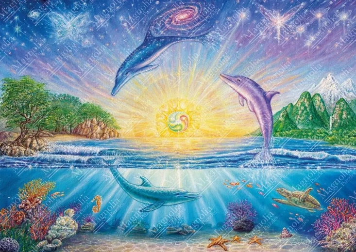 Puzzle de delfines de 1000 piezas