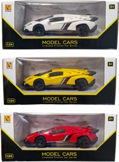 Coche deportivo 1:24 con volante de inercia