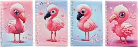 Cuaderno con flamenco