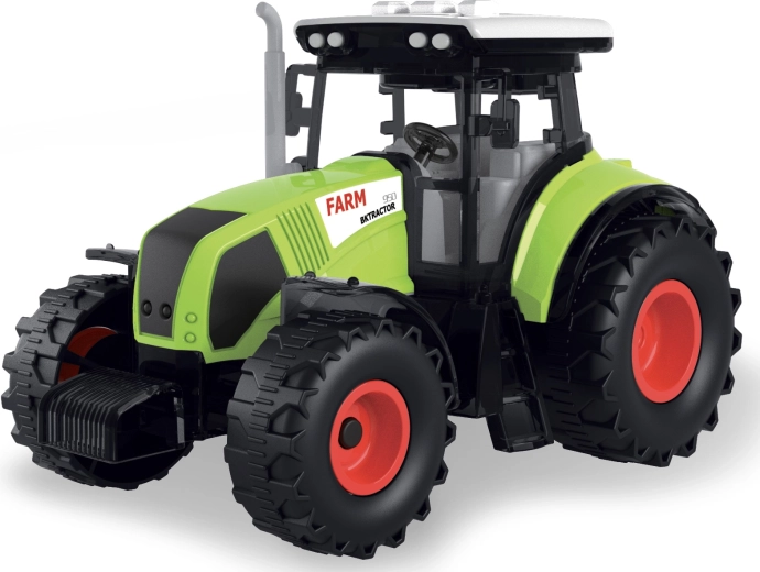 Tractor de servicio agrícola con luces y sonidos – verde