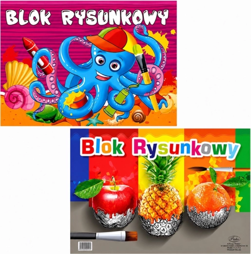 Bloc de dibujo blanco A3 19 hojas 80 g PROTOS