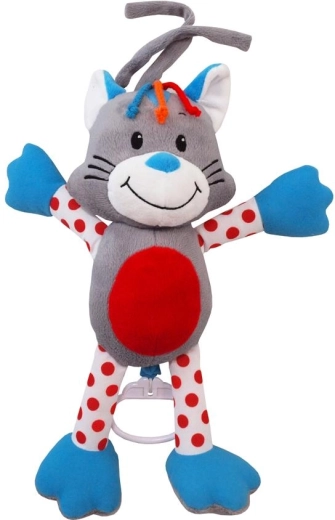 Gatito de peluche con mecanismo musical BABY MIX