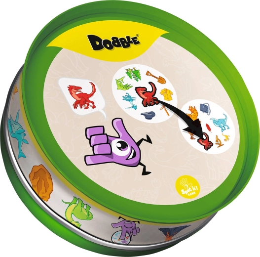 Edición de dinosaurios en caja metálica para llevar
