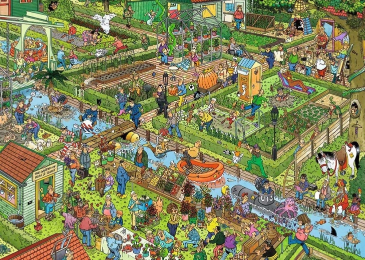 Puzzle JUMBO Huerto de verduras 1000 piezas