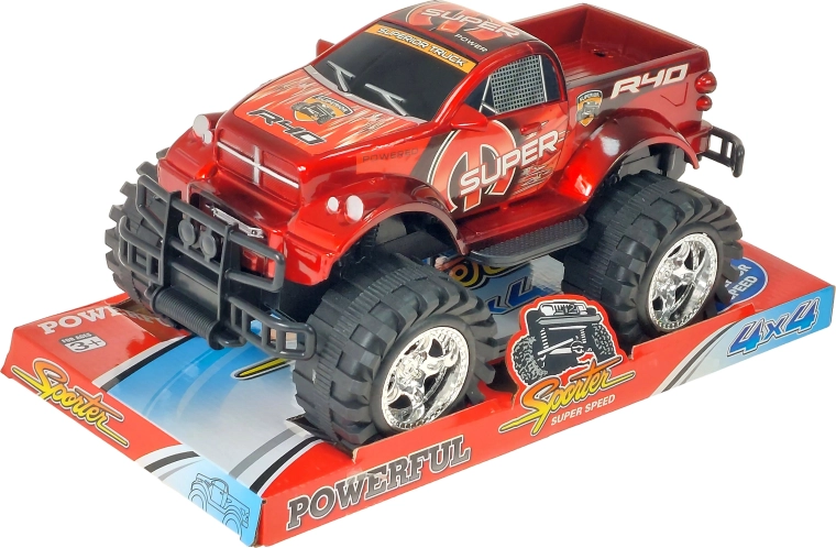Coche todoterreno Jeep con mecanismo de tracción, 33 cm