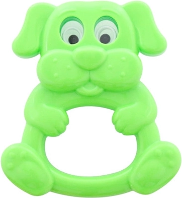 Sonajero perrito con ojos móviles 11 cm