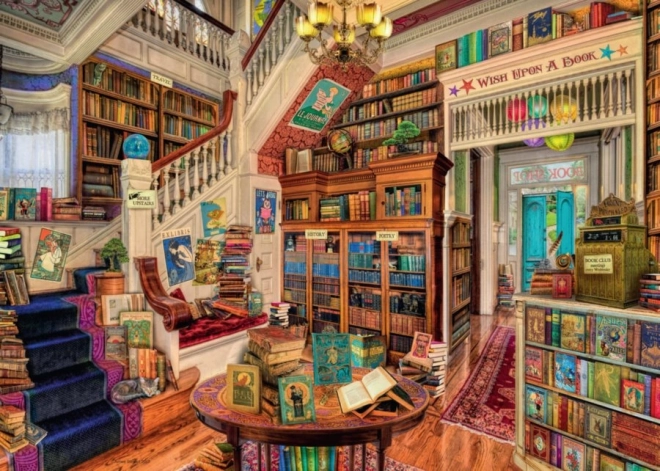 Puzzle Ravensburger The Fantasy Bookshop de 1000 piezas
